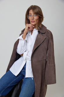 THE SUEDE TRENCH